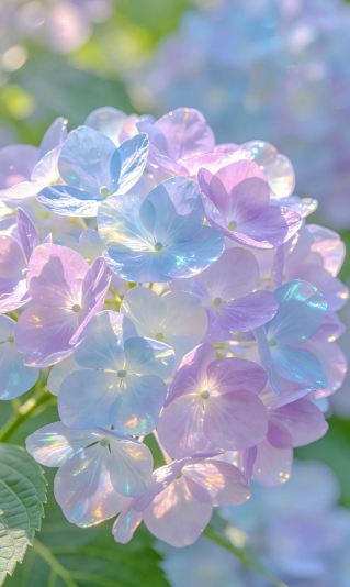 blue hydrangea - 2